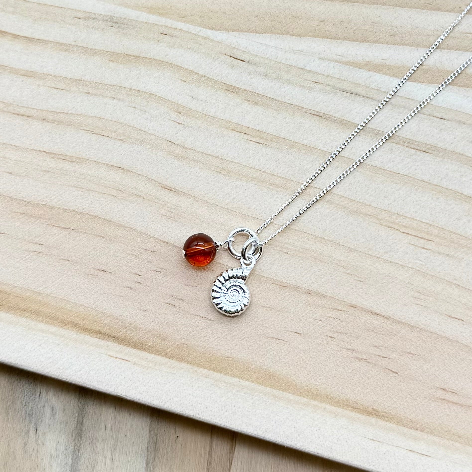 November Birthstone Charm Necklace