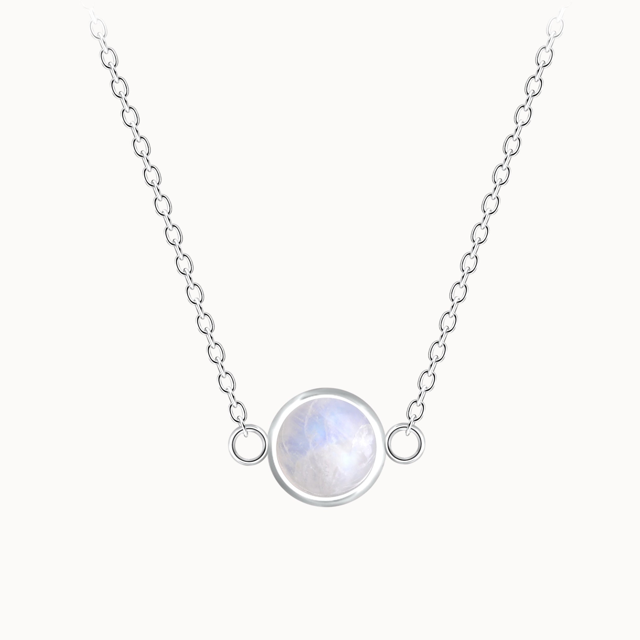 Rainbow Moonstone Necklace