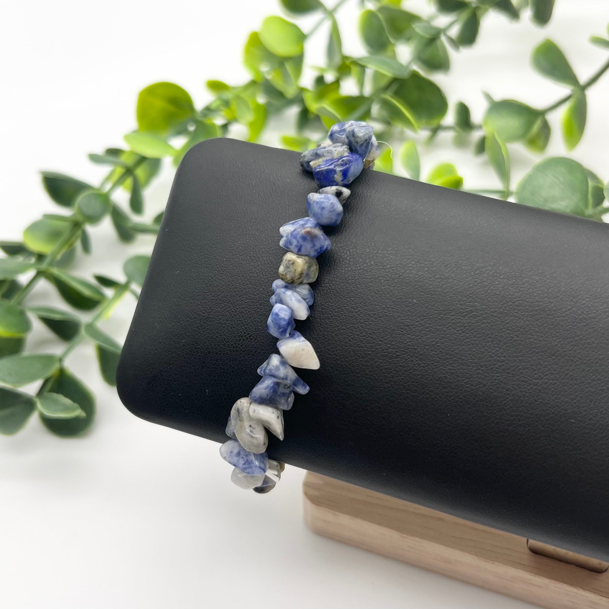 Sodalite Crystal Chip Bracelet