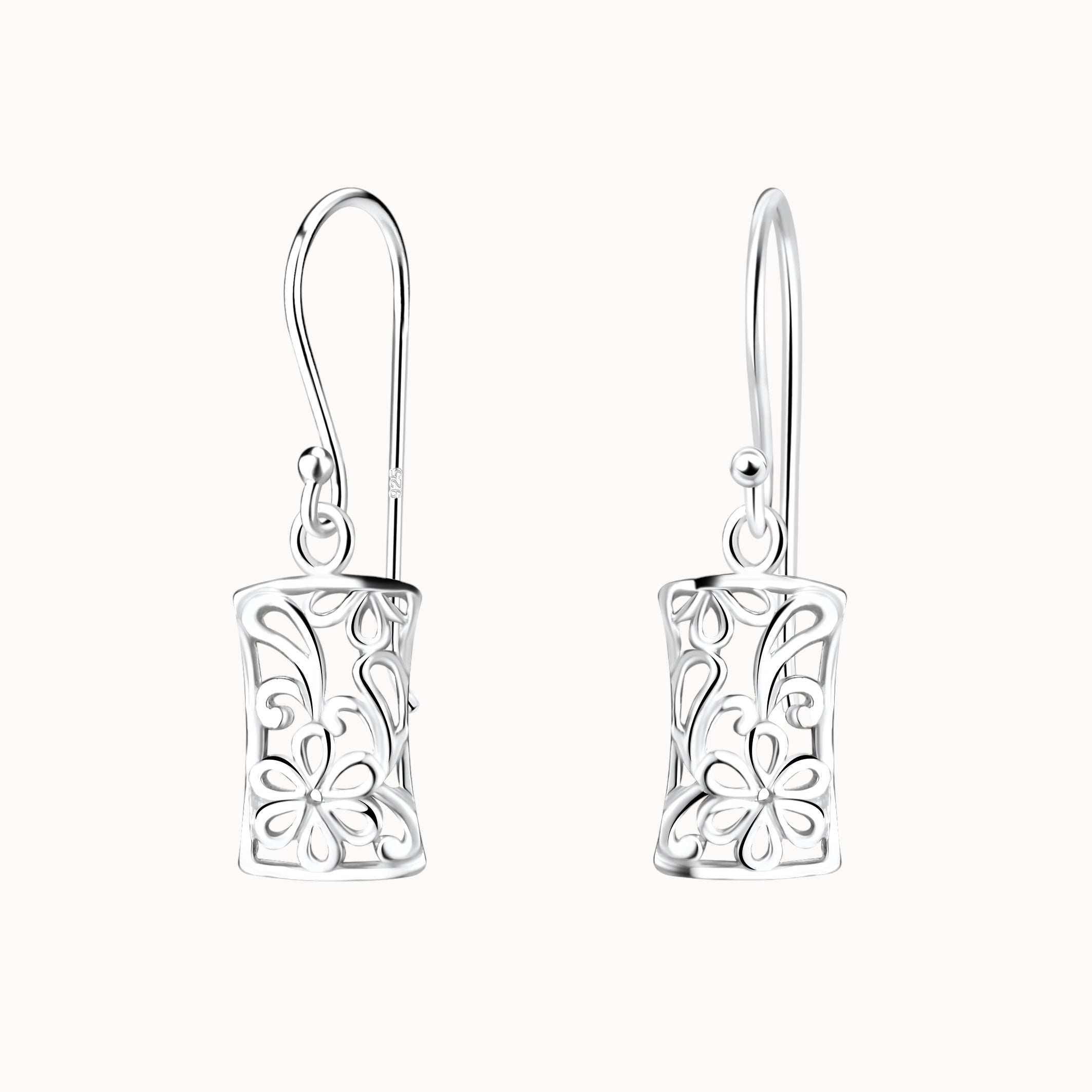 Lavender Drop Earrings