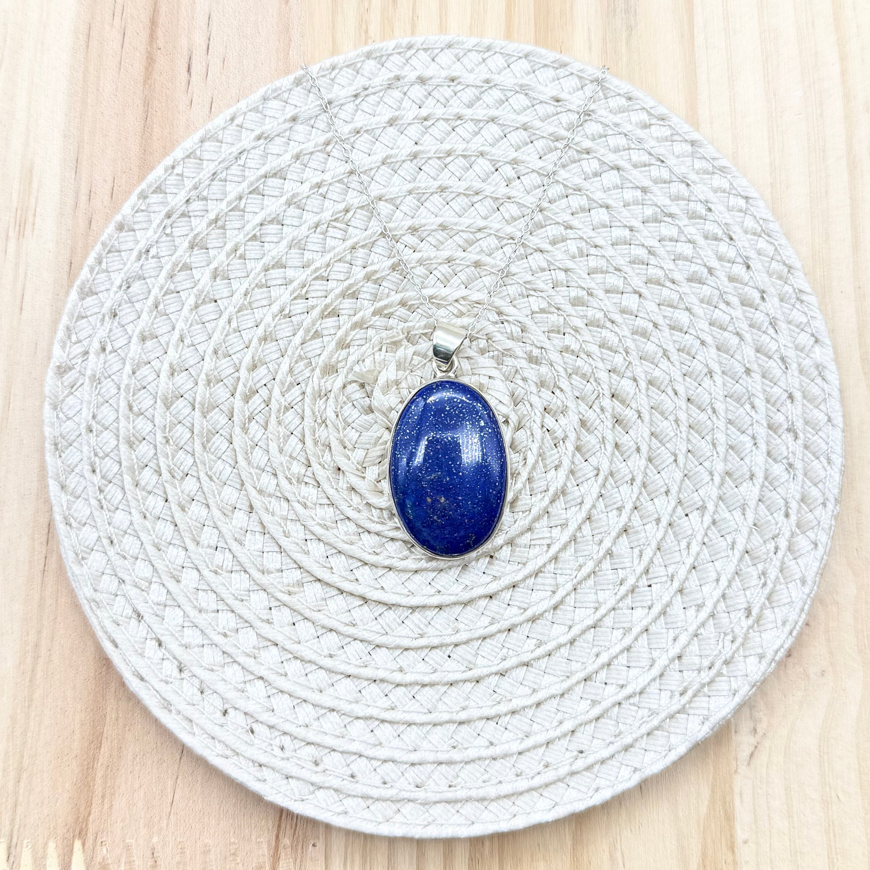 Lapis Lazuli Oval Necklace