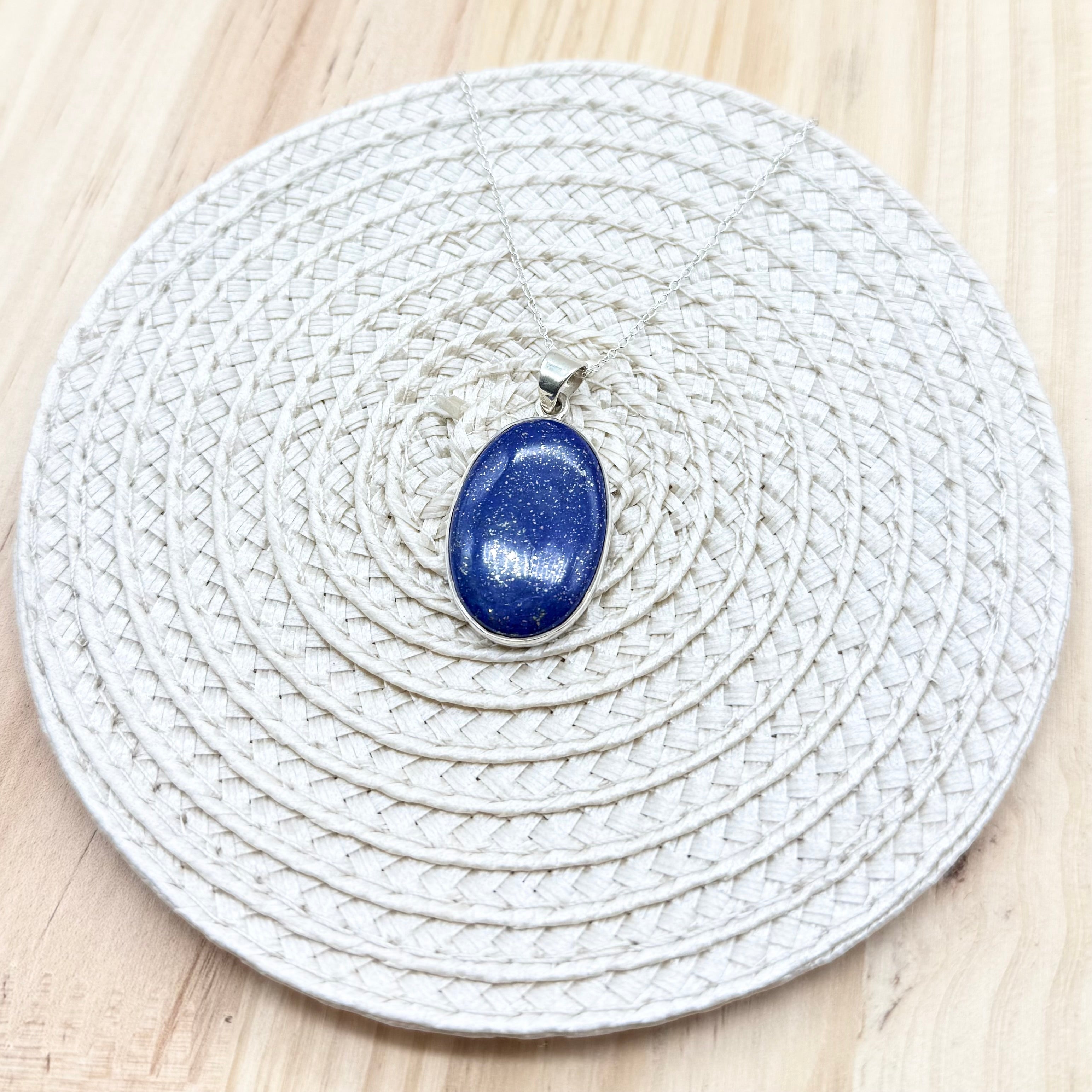 Lapis Lazuli Oval Necklace
