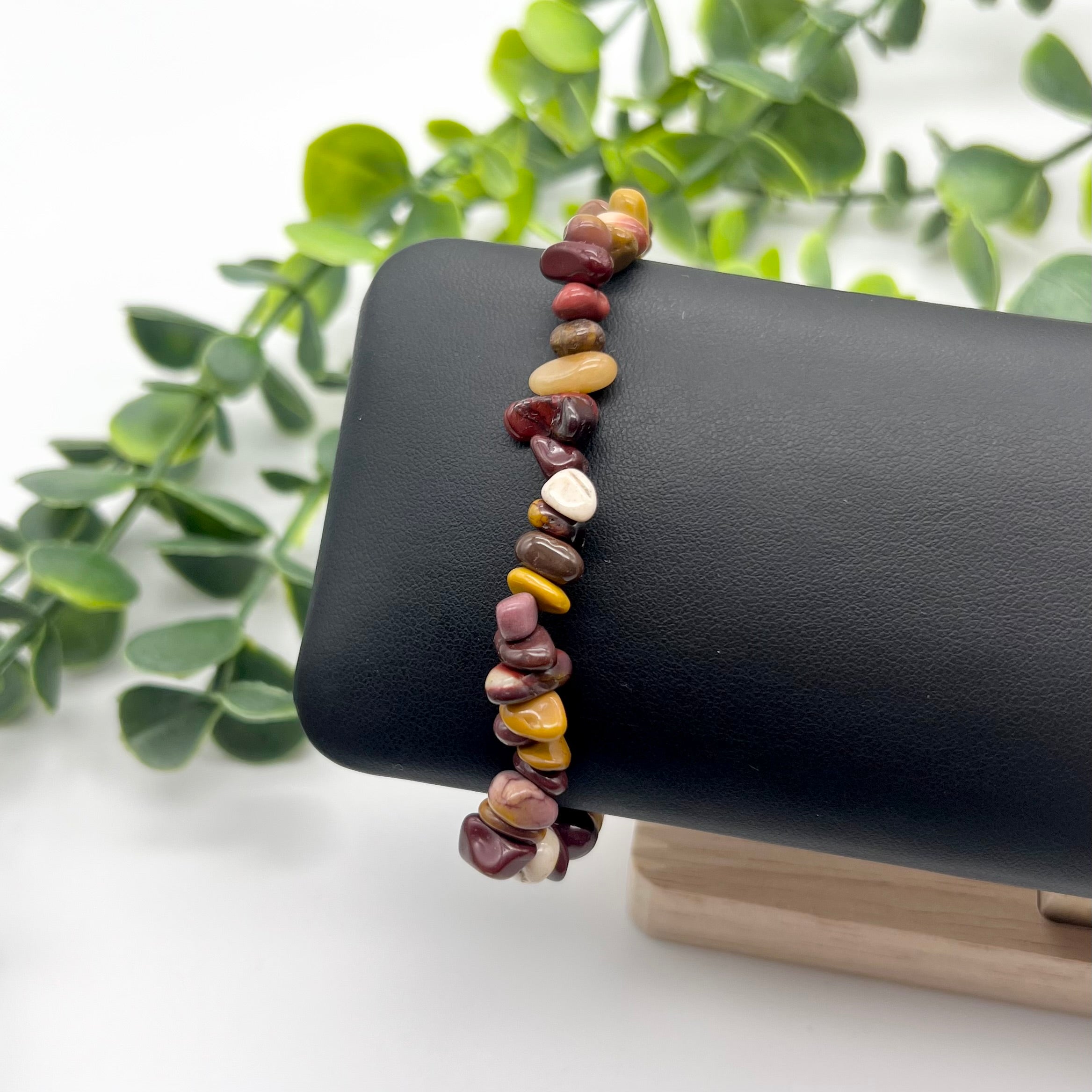 Mookaite Jasper Crystal Chip Bracelet