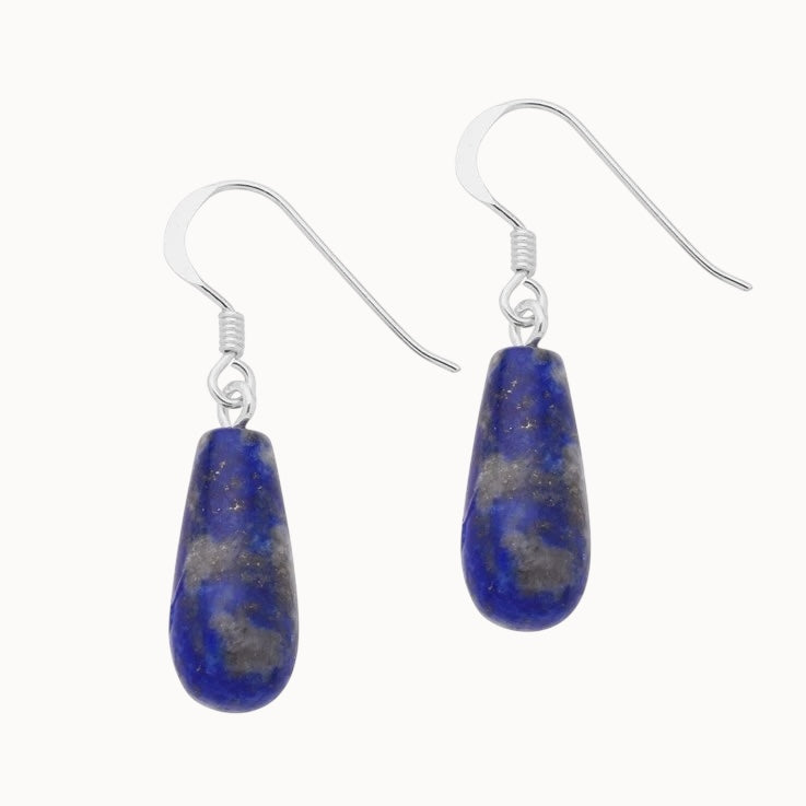 Lapis Lazuli Droplet Earrings