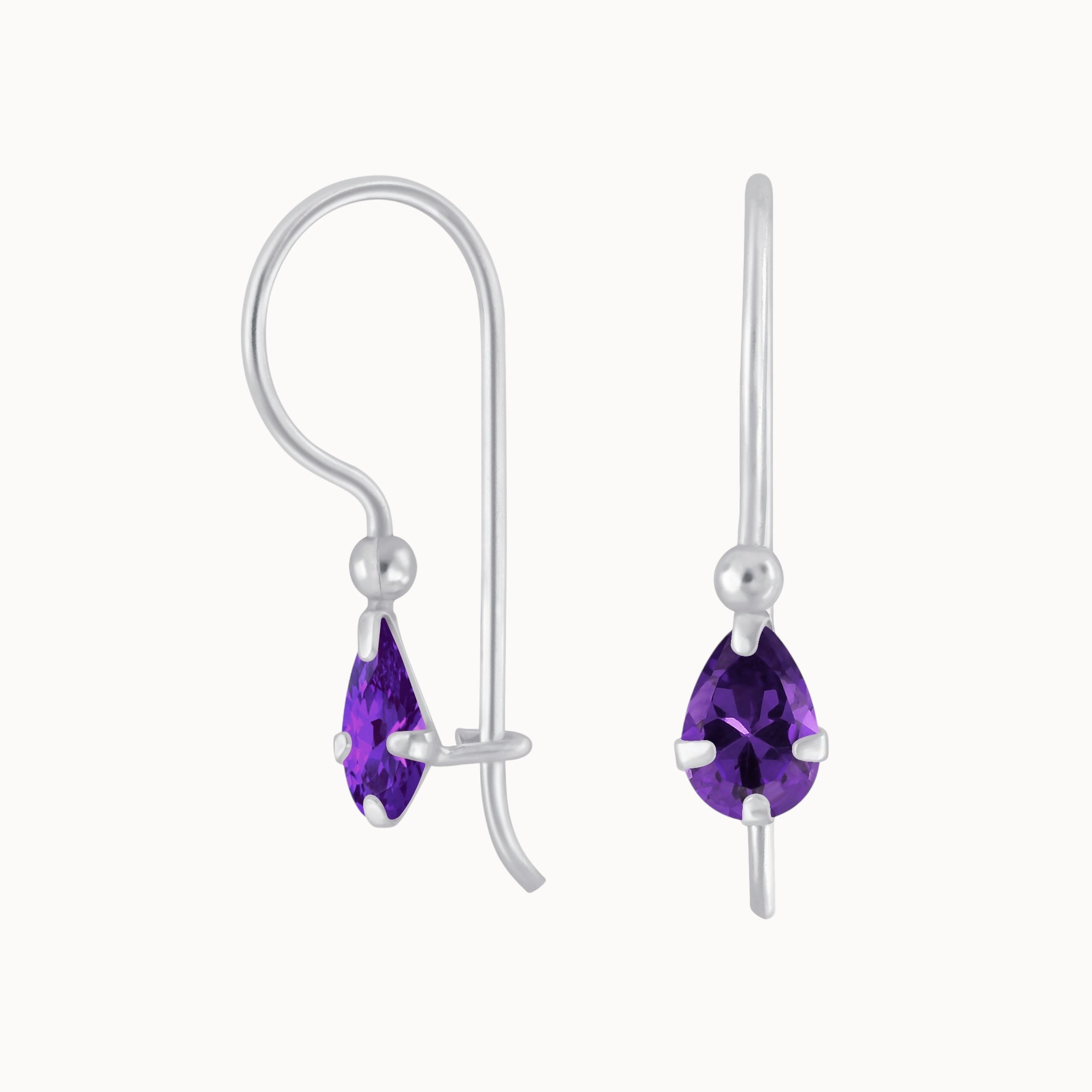 Amethyst Drop Earrings